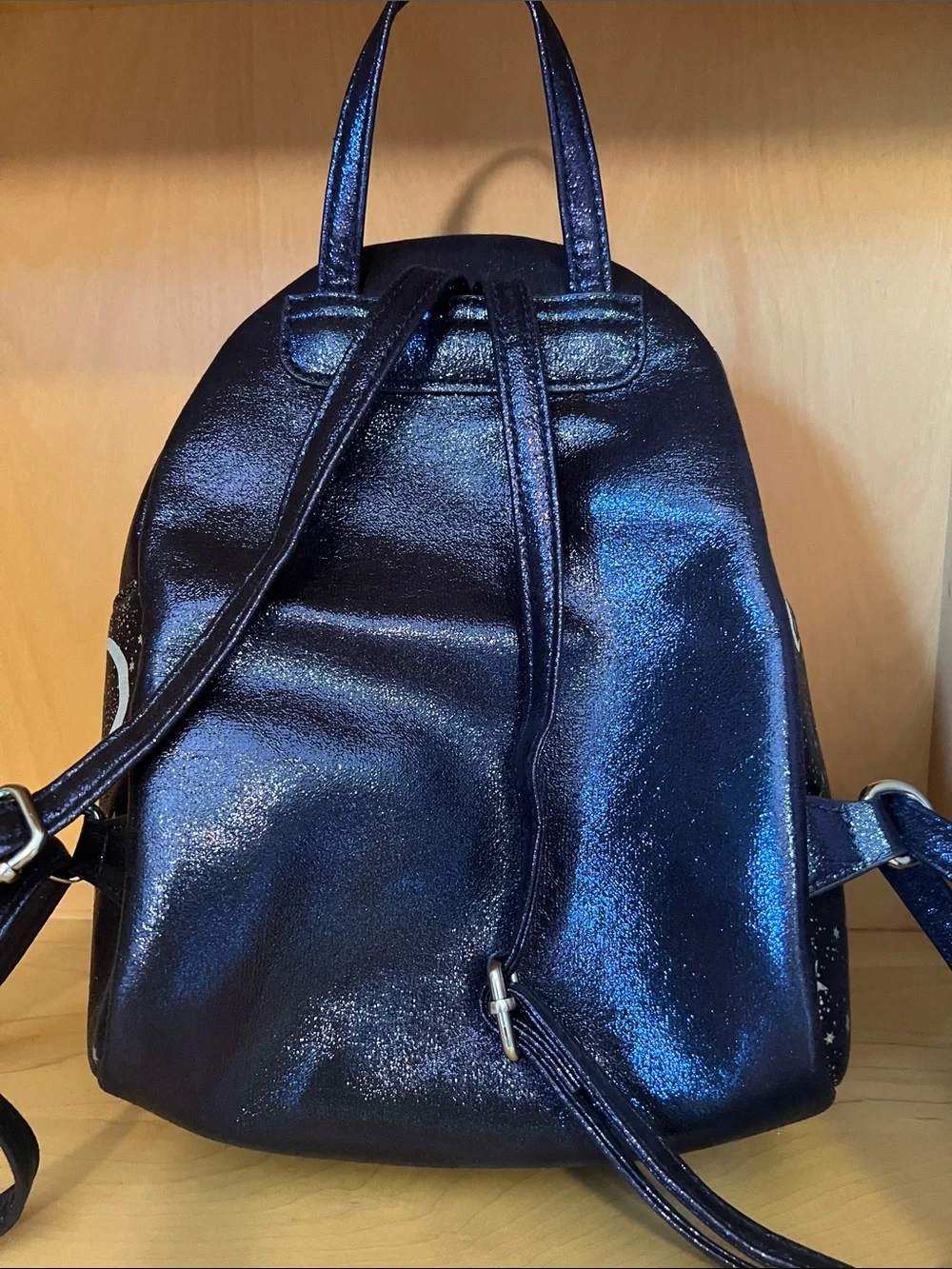 Star & Moon Mini Backpack in Purple
